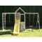 Turn de joaca cu 2 platforme, Wendi Toys, panou de catarare, tobogan, leagan si modul de gimnastica