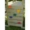 Casuta de gradina, Wendi Toys Lime Lodge, cu tobogan, leagan dublu, modul sport si bucatarie