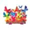 Set creativ, 4M, Panou luminos cu fluturi 3D, Kidzmaker