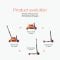 Trotineta 3 in 1, Smart Trike Xtend, Ride-On, Orange
