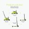 Trotineta 3 in 1, Smart Trike Xtend, Ride-On, Lime