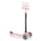 Trotineta Globber Go-Up Sporty, 3 in 1, cu lumini, Roz