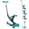 Trotineta Globber Go-Up, 4 in 1, Deluxe Lights, Turcoaz