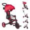 Tricicleta Globber Explorer, 4 In 1, pliabila, Rosu