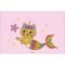 Set creativ 5 In 1, Diamond Dotz, Pisica-Sirena, Pictura cu diamante