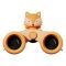 Binoclu din silicon, 8X, The Zoo Family, Zoo Eyes, Fox