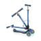 Trotineta pliabila, Globber, Elite Deluxe Lights, Albastru