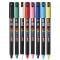Set markere Posca, UNI PC-1MR, 0.7 MM, Varf Fin Metalic, 8 culori