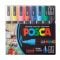 Set markere Posca, UNI PC-5M, 1.8-2.5 MM, 8 culori
