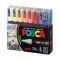 Set markere Posca, UNI PC-5M, 1.8-2.5 MM, 8 culori