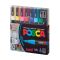 Set markere Posca, UNI PC-3M, 0.9-1.3 MM, 8 culori