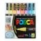 Set markere Posca, UNI PC-3M, 0.9-1.3 MM, 8 culori pastel