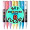 Set markere Posca, UNI PC-1M, 0.7 MM, 8 culori pastel