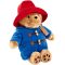 Jucarie de plus, Rainbow Designs, Ursuletul Paddington cu haina albastra, asezat, 30 cm