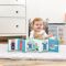Jucarie Rainbow Design, Carte Paddington cu doua fete pentru dezvoltare senzoriala