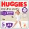 Scutece Chilotel Huggies, Extra Care Pants Mega, Marimea 5, 12-17 kg, 34 buc