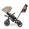 Tricicleta ultrapliabila, Qplay Comfo Max, Bej