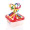 Joc magnetic, Smart Max, Construieste si invata, 100 piese