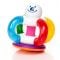 Joc magnetic, Smart Max, Primul meu turn cu inele, 10 piese