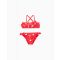 Costum de baie din doua piese, Zippy, Lollipop, rosu