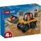 LEGO® City - Incarcator pe roti galben pentru constructii (60450)
