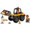 LEGO® City - Incarcator pe roti galben pentru constructii (60450)