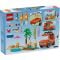 LEGO® Bluey - Calatoria familiei lui Blue cu masina la plaja (11202)