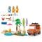 LEGO® Bluey - Calatoria familiei lui Blue cu masina la plaja (11202)