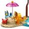 LEGO® Bluey - Calatoria familiei lui Blue cu masina la plaja (11202)
