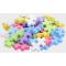Set constructie, Plus-Plus, 70 piese mari, portabil, in cutie metalica, Culori pastelate