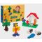 Set constructie, Plus-Plus, 60 piese mari, Invata sa construiesti