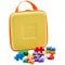 Set constructie, Plus-Plus, 15 piese mari, portabil, in geanta cu fermoar