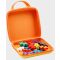 Set constructie, Plus-Plus, 15 piese mari, portabil, in geanta cu fermoar