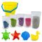 Set nisip modelator, Tuban, 5 culori cu accesorii, Plaja
