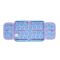 Penar neechipat, 1 fermoar, St Majewski, Frozen, 2 extensii, Roz-Bleu