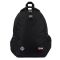 Ghiozdan cu 3 compartimente, 2 buzunare, St Majewski, St.Right Black, 46 cm, Negru