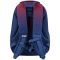 Ghiozdan cu 4 compartimente, St Majewski, St.Right Burgund Gradient, 42 x 30 x 17 cm