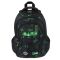 Ghiozdan cu 3 compartimente, St Majewski, St.Right Green Game, 39 x 27 x 17 cm