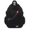 Ghiozdan cu 4 compartimente, St Majewski, St. Right X White, 43 cm