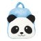 Rucsac de plus cu un compartiment, Starpak, Panda, Albastru
