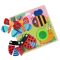 Puzzle de lemn, BamBam, Animale din gradina