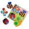 Puzzle de lemn, BamBam, Animale din gradina