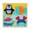 Puzzle de lemn, BamBam, Animale subacvatice