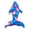 Jucarie de plus Noriel, Delfin Galaxy albastru, 44 cm