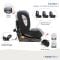 Scaun auto cu isofix, Juju, Total 360 I-Size, Negru