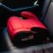 Inaltator auto, Juju Jazzy Booster I-Size Isofix, Negru-Rosu