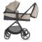 Carucior modular 3 in 1, Coccolle Lissia Butternut Beige si scoica auto Isize Knox Greystone