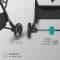 Carucior sport cu pliere automata, Coccolle Melia, Pearl Mist