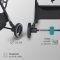 Carucior sport cu pliere automata, Coccolle Melia, Sage Shadow