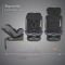 Scaun auto iSize, Coccolle Ario, 40-150 cm, Anthracite